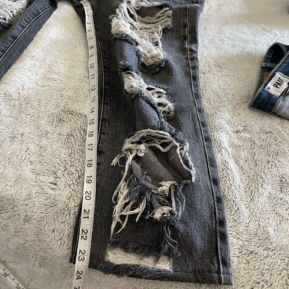 ALICE + OLIVIA jeans distressed crop size 27 - Picture 3 of 16